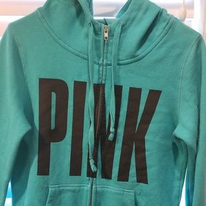 PINK Victoria's Secret Full Zip Hooded Sweatshirt